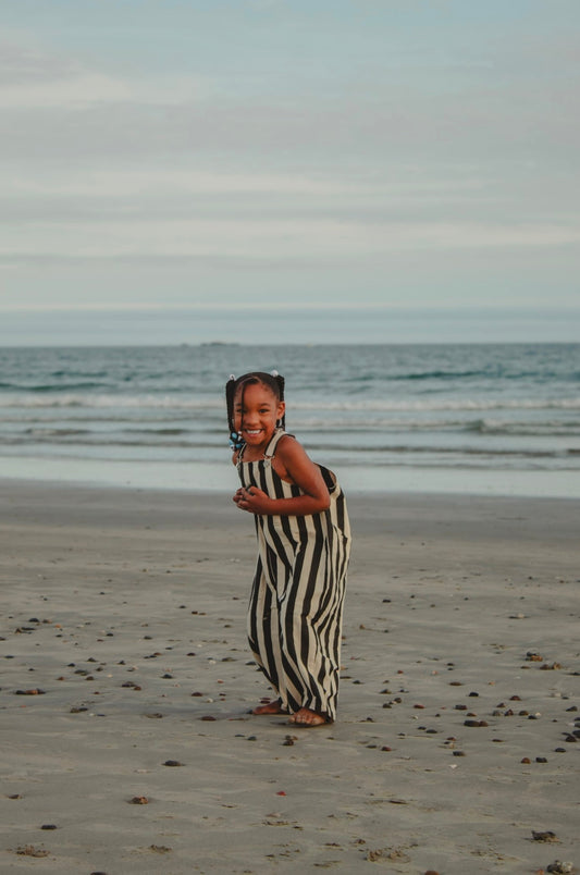 Vintage stripped Overalls